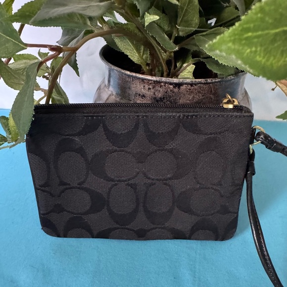Coach Black Wristlet Clutch - Picture 3 of 4